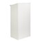 Adiroffice Wood Floor Standing Desk Podium Lectern with Shelf, White Finish Wood ADI661-01-WHI-MK - alternate 3